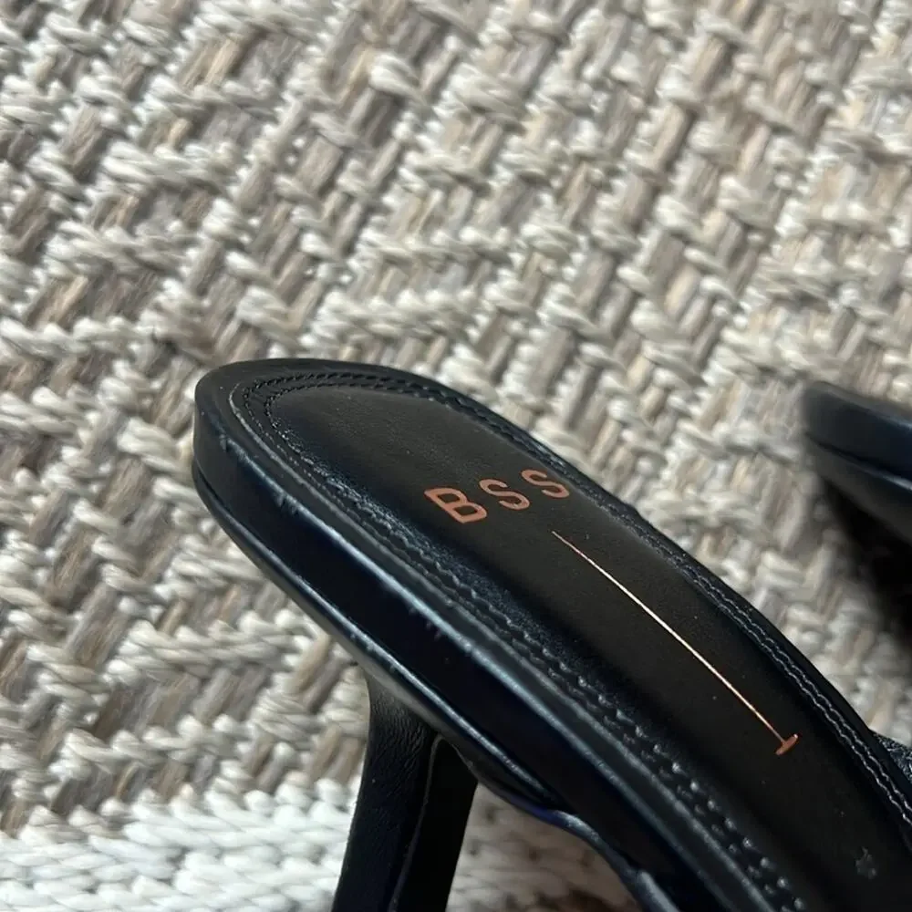 Black Suede Studio pump Sz 38.5